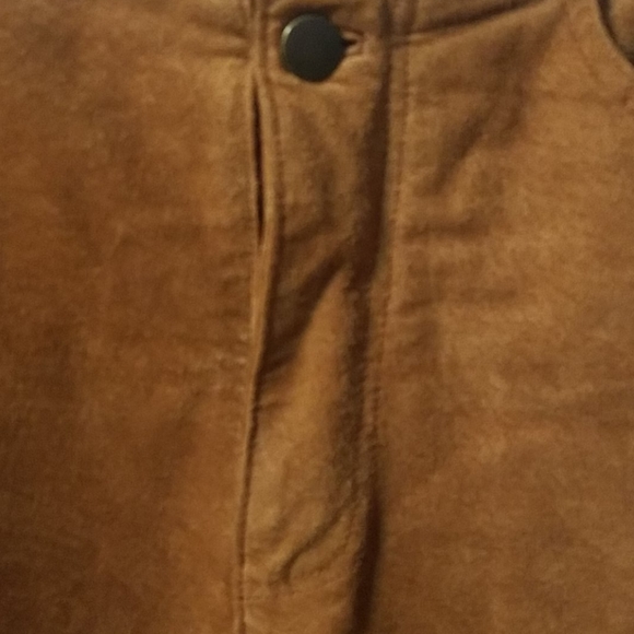 Tan Suede Pants - Picture 3 of 8